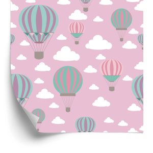 Papier Peint Ballons Colorés Dans Les Nuages – Image 2