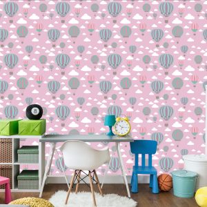 Papier Peint Ballons Colorés Dans Les Nuages – Image 4