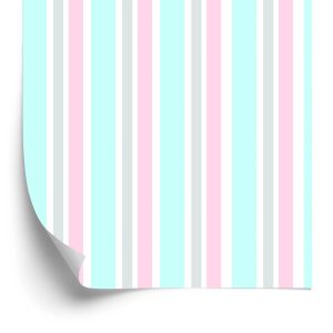 Papier Peint Rayures Verticales Colorées – Image 2