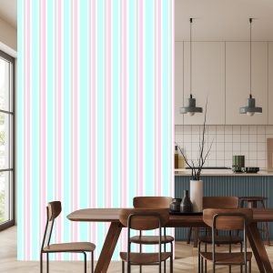 Papier Peint Rayures Verticales Colorées – Image 4
