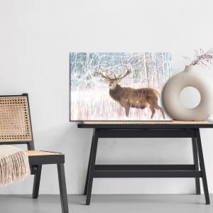 Peinture sur toile Cerf Sur Un Fond Abstrait – Image 6