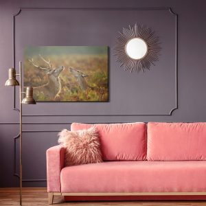 Peinture sur toile Cerf Avec Une Biche – Image 4