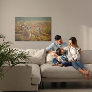 Peinture sur toile Cerf Avec Une Biche – Image 7