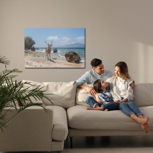 Peinture sur toile Cerf Sur La Plage – Image 7