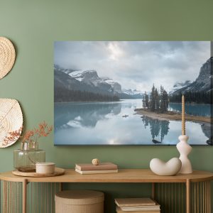Peinture sur toile Lac Maligne, Canada – Image 5