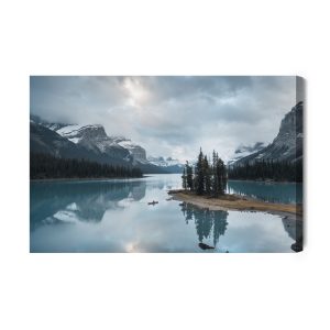 Peinture sur toile Lac Maligne, Canada – Image 2