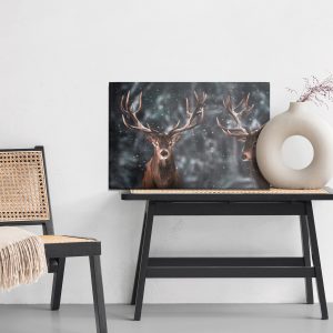 Peinture sur toile Deux Magnifiques Cerfs – Image 6