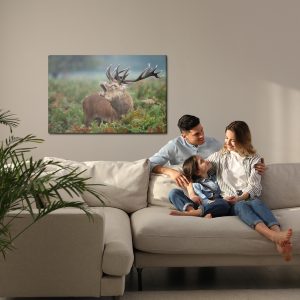 Peinture sur toile Cerf Adulte En Rut – Image 7