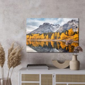 Peinture sur toile L'automne Dans Les Montagnes – Image 3