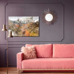 Peinture sur toile Cerf Peint – Image 4