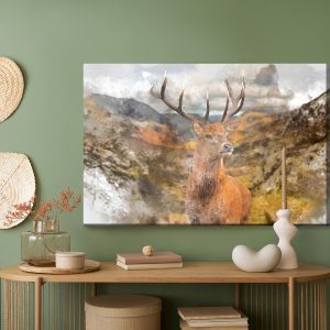 Peinture sur toile Cerf Peint – Image 5