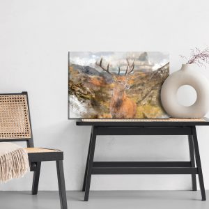 Peinture sur toile Cerf Peint – Image 6