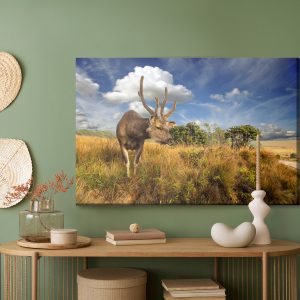 Peinture sur toile Cerf Contre Le Ciel – Image 5
