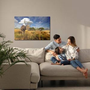 Peinture sur toile Cerf Contre Le Ciel – Image 7