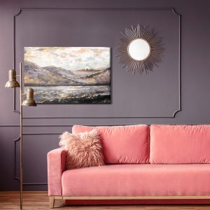 Peinture sur toile Paysage De Montagne Abstrait – Image 4