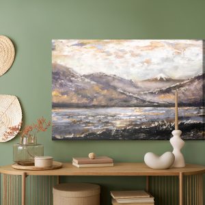 Peinture sur toile Paysage De Montagne Abstrait – Image 5