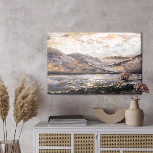 Peinture sur toile Paysage De Montagne Abstrait – Image 3
