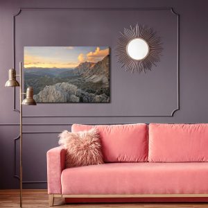 Peinture sur toile Chaîne De Montagnes Des Dolomites – Image 4