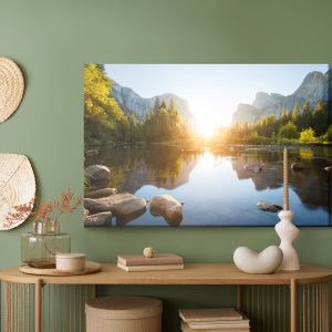 Peinture sur toile Lever Du Soleil Dans La Vallée De Yosemite – Image 5