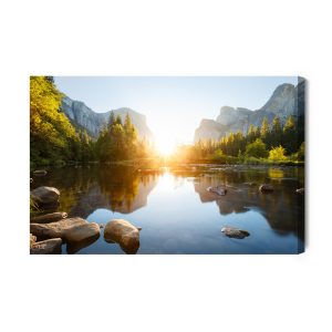 Peinture sur toile Lever Du Soleil Dans La Vallée De Yosemite – Image 2