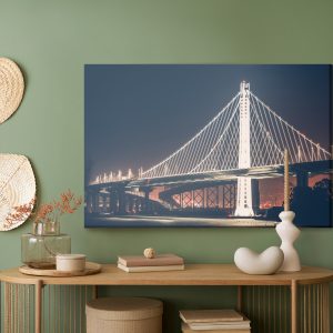 Peinture sur toile Pont De Nuit – Image 5