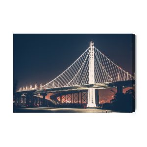 Peinture sur toile Pont De Nuit – Image 2