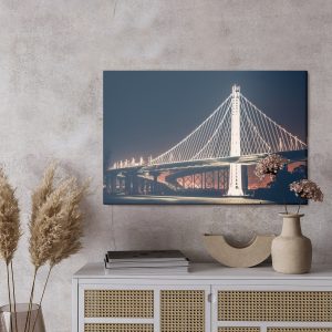 Peinture sur toile Pont De Nuit – Image 3