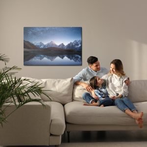 Peinture sur toile Paysage De Montagne La Nuit – Image 7