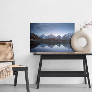 Peinture sur toile Paysage De Montagne La Nuit – Image 6