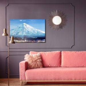 Peinture sur toile Pic De Montagne Peint – Image 4
