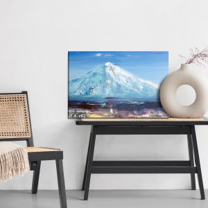 Peinture sur toile Pic De Montagne Peint – Image 6