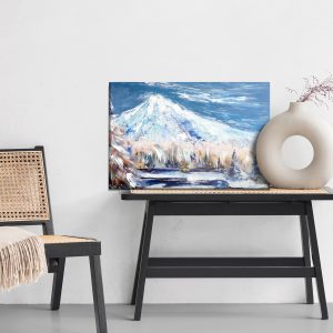 Peinture sur toile Paysage De Montagnes D'hiver – Image 6