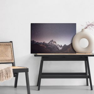 Peinture sur toile Le Ciel Étoilé Dans Les Montagnes – Image 6