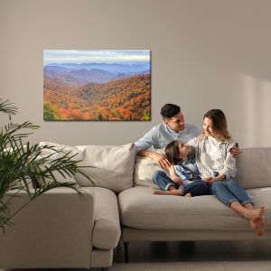 Peinture sur toile Forêt D'automne Dans Les Montagnes – Image 7