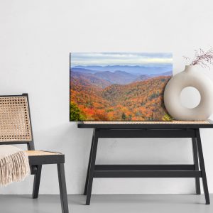 Peinture sur toile Forêt D'automne Dans Les Montagnes – Image 6