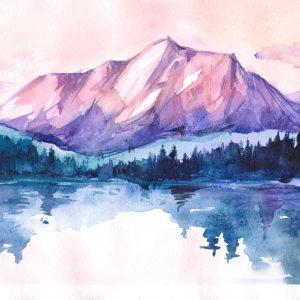 Peinture sur toile Paysage De Montagne Pittoresque – Image 1
