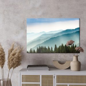 Peinture sur toile Paysage De Montagne 3D Majestueux – Image 3