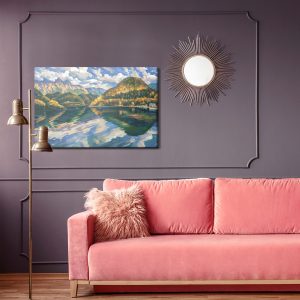 Peinture sur toile Paysage De Montagne Artistique – Image 4