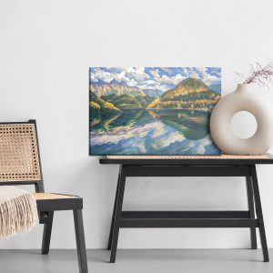 Peinture sur toile Paysage De Montagne Artistique – Image 6