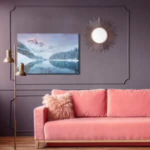 Peinture sur toile Paysage De Montagne D'hiver 3D – Image 4