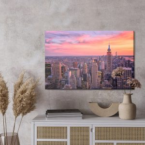 Peinture sur toile Panorama De La Ville De New York – Image 3