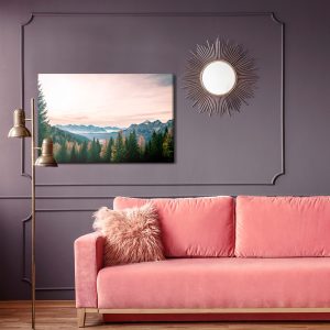 Peinture sur toile Paysage Avec Les Alpes Italiennes – Image 4