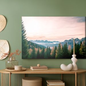 Peinture sur toile Paysage Avec Les Alpes Italiennes – Image 5