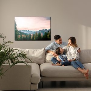 Peinture sur toile Paysage Avec Les Alpes Italiennes – Image 7