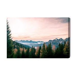 Peinture sur toile Paysage Avec Les Alpes Italiennes – Image 2