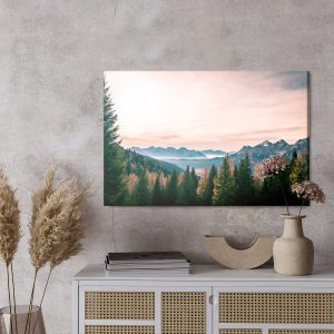 Peinture sur toile Paysage Avec Les Alpes Italiennes – Image 3