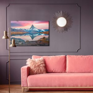 Peinture sur toile Matin Dans Les Alpes Suisses – Image 4