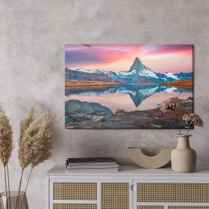 Peinture sur toile Matin Dans Les Alpes Suisses – Image 3