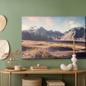 Peinture sur toile Montagne De Vestrahorn En Islande – Image 5