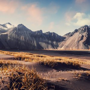 Peinture sur toile Montagne De Vestrahorn En Islande – Image 1